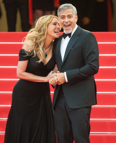 Julia Roberts e George Clooney incantano la Croisette